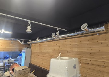 도봉구 도봉동 순대국밥집 닥트 시공사진