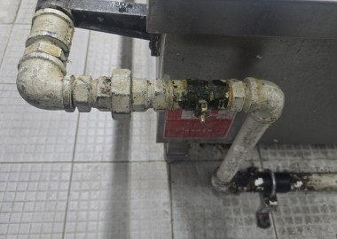 한국소방안전원 구내식당 노후밸브교체 사진